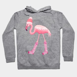 Funny Flamingo Winter Fashion Hoodie